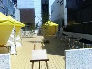 買物公園「旭川屋」オープンカフェ