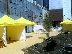 買物公園「旭川屋」オープンカフェ